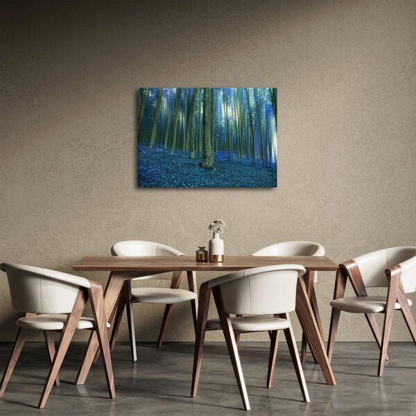 Tablou - Pădure albastră (70x50 cm)