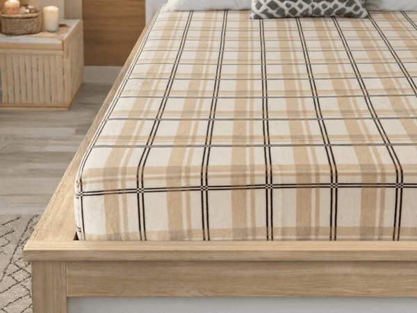 Cearsaf Cocolino microplus PLAID 90x200 cm crem