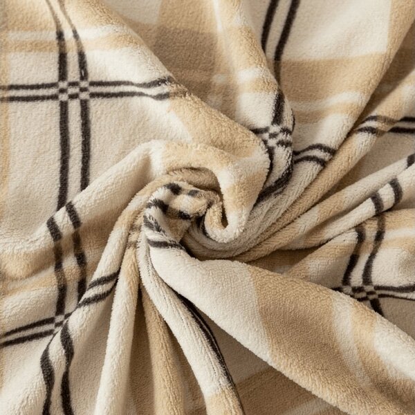 Cearsaf Cocolino microplus PLAID 90x200 cm crem
