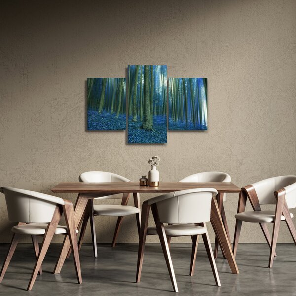 Tablou - Pădure albastră (90x60 cm)
