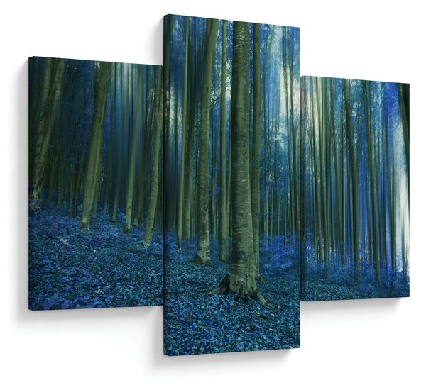 Tablou - Pădure albastră (90x60 cm)