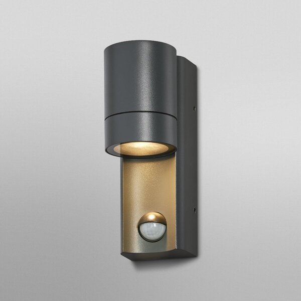 OSRAM Lampa de exterior cu senzor ENDURA CLASSIC ISIDOR gri închis, reglabil, Gri, Aluminiu, Modern