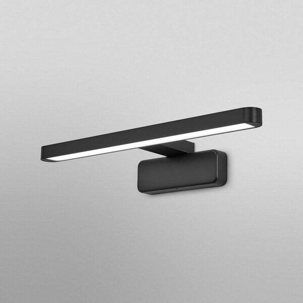 OSRAM Aplică de perete LED ORBIS DISC BAR, negru, 40 cm, IP44 CCT, Negru, Baie, Aluminiu, Modern