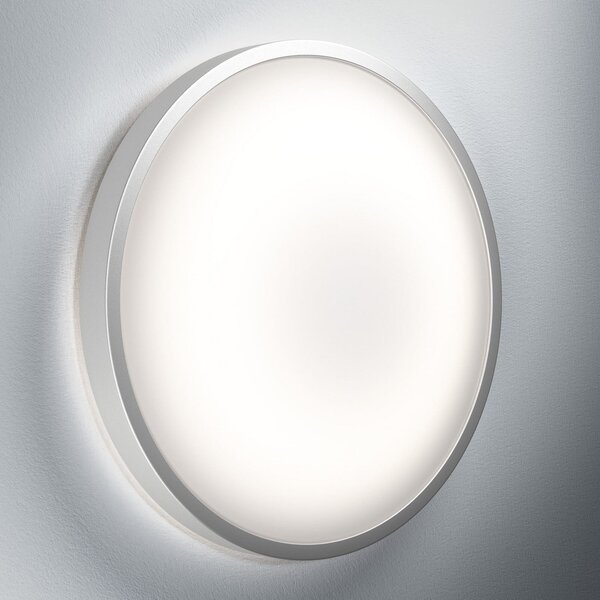 OSRAM Plafonieră LED ORBIS, Ø 41 cm, telecomandă CCT albă, reglabil, Alb, Camera de zi / sufragerie, Aluminiu, Modern