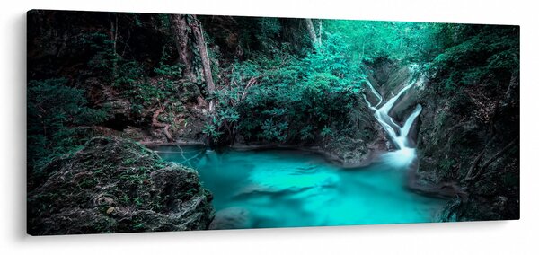 Tablou - Oază turcoaz (120x50 cm)