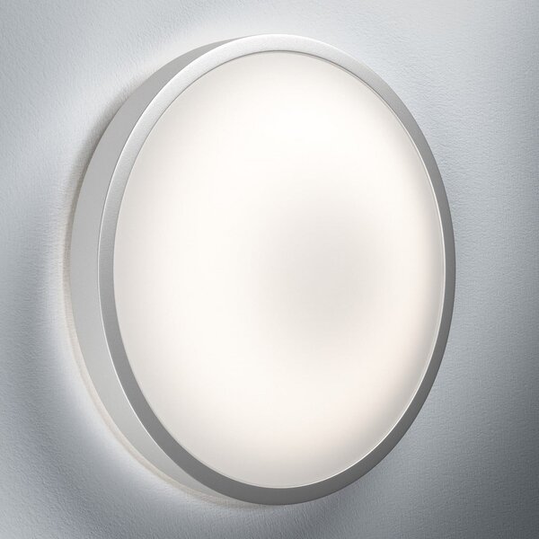 OSRAM Plafonieră LED ORBIS, Ø 31 cm, CCT, alb, Alb, Camera de zi / sufragerie, Aluminiu, Modern