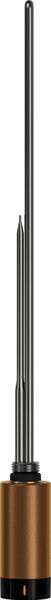 Deante Silia, element electric de incalzire pentru calorifer baie 400 W, maro mat, AGI_C401