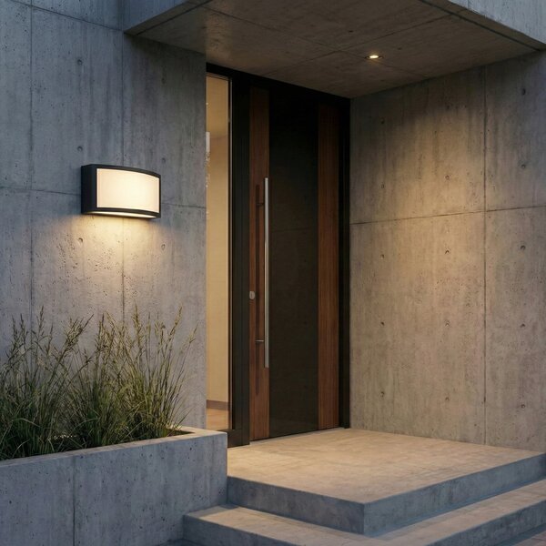 OSRAM Lampă de exterior ENDURA CLASSIC CUADRA, gri închis, IP65, reglabil, Gri, Aluminiu, Modern