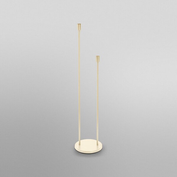 OSRAM Lampadar de podea DECOR STICK, bej, înălțime 146 cm, 2 x E27, Bej, Camera de zi / sufragerie, Metal, Modern
