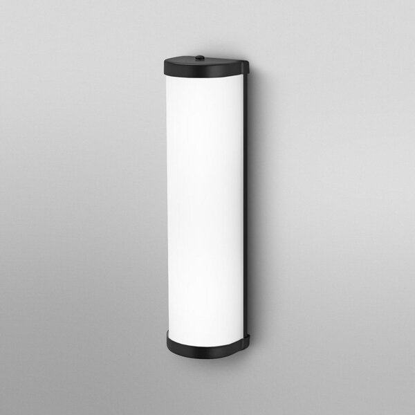 OSRAM Aplică de perete BATHROOM negru Lungime 32 cm Metal/sticlă IP44, reglabil, Negru, Baie, Metal, Modern