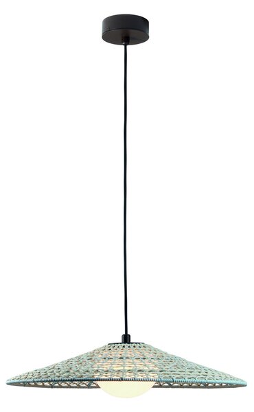 Bover Lampă suspendată LED Nans Balis S/55, maro/bej, reglabil, Bej, Plastic, Design