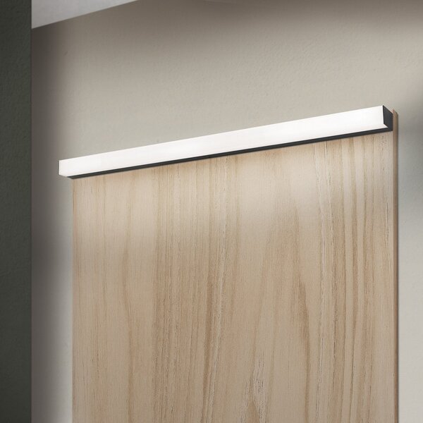 ORION Horizon LED lumină oglindă, lățime 90 cm, negru, IP44, Negru, Baie, Aluminiu