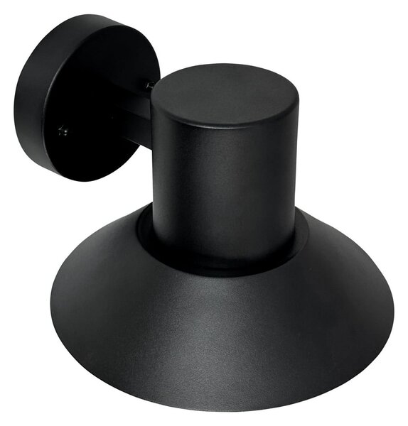 Dyberg Larsen Lampa de exterior Venice, negru, Ø 20 cm, reglabil, Negru, Metal, Design