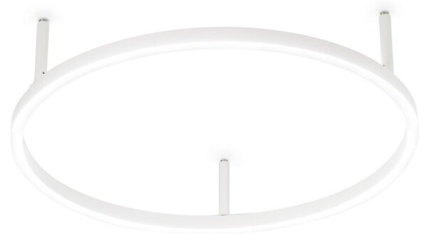 IDEAL LUX Ideal Lux plafonieră LED Oracle Slim Ø 50 cm alb 3.000 K, Alb, Camera de zi / sufragerie, Aluminiu, Modern