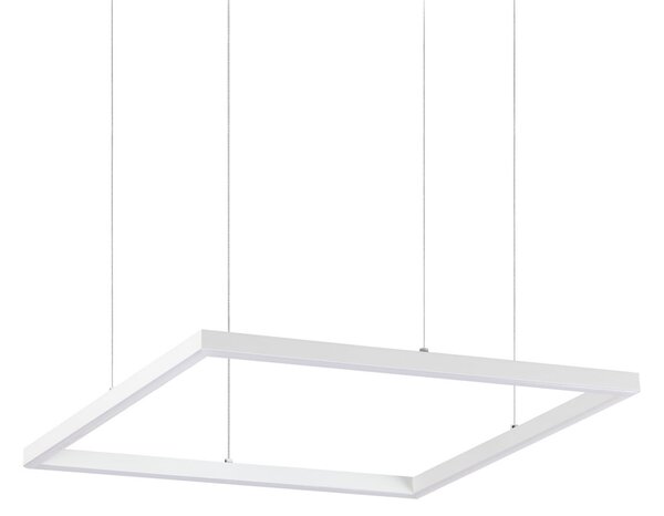 IDEAL LUX Ideal Lux Lampă suspendată LED Oracle Slim 50 x cm alb 3.000 K, Alb, Camera de zi / sufragerie, Aluminiu, Modern