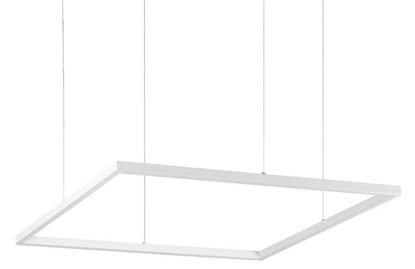 IDEAL LUX Lampă suspendată LED Ideal Lux Oracle Slim 70 x cm alb 3.000 K, Alb, Camera de zi / sufragerie, Aluminiu, Modern