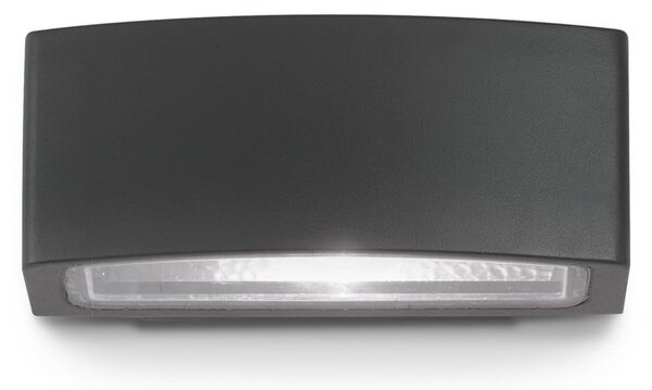 IDEAL LUX Ideal Lux Lampă de exterior Andromeda negru, lățime 22 cm aluminiu, reglabil, Negru, Baie, Aluminiu, Modern, Soclu de perete jos