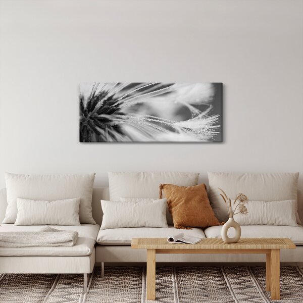 Tablou - Macro,alb-negru (120x50 cm)