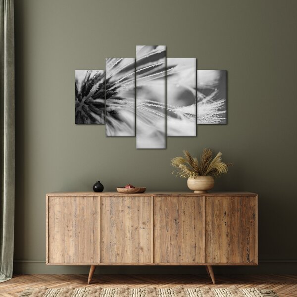 Tablou - Macro,alb-negru (150x105 cm)
