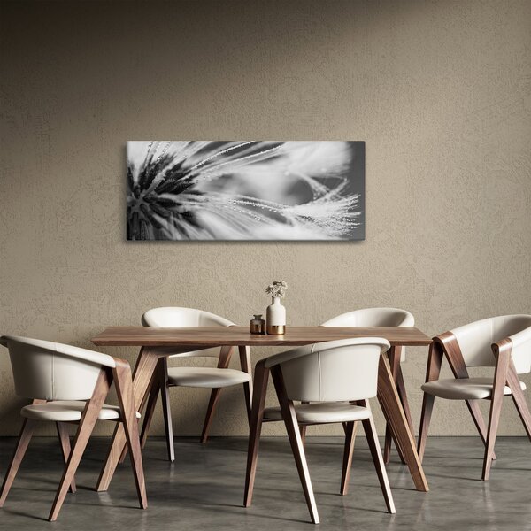 Tablou - Macro,alb-negru (120x50 cm)