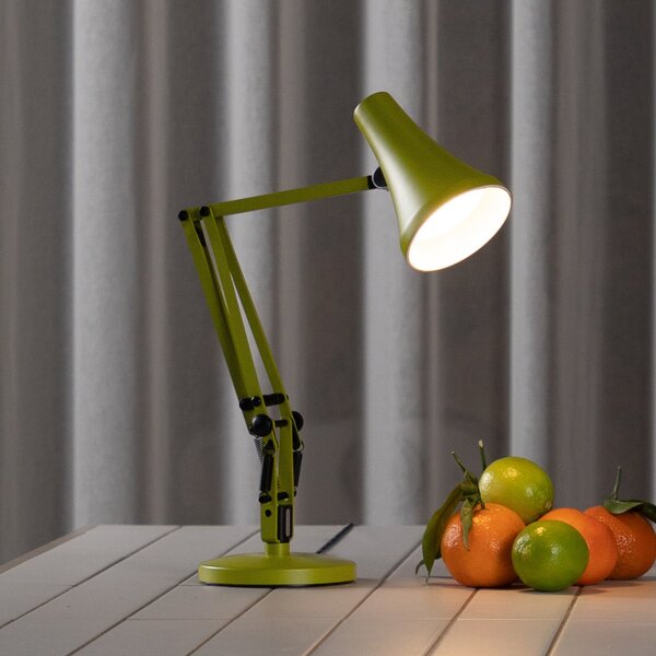 Anglepoise Lampa de masă LED 90 MINI VIVID, verde, USB, reglabil, Verde, Studiu / Birou, Metal, Design industrial, Umbră de masă