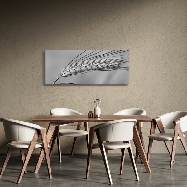 Tablou - Grâu,alb-negru (120x50 cm)
