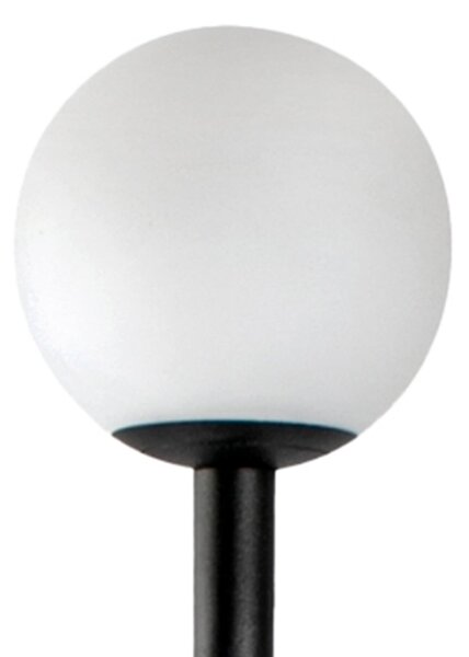 FARO BARCELONA Lampă cu soclu LED Cuca, negru, oțel inoxidabil, IP65, înălțime 50 cm, Negru, Oțel inoxidabil, Modern