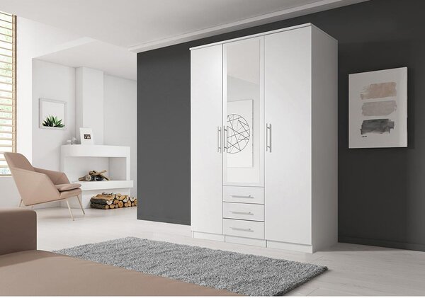 Dulap de haine Svalga 3D (alb). Promo -19%. 1014280