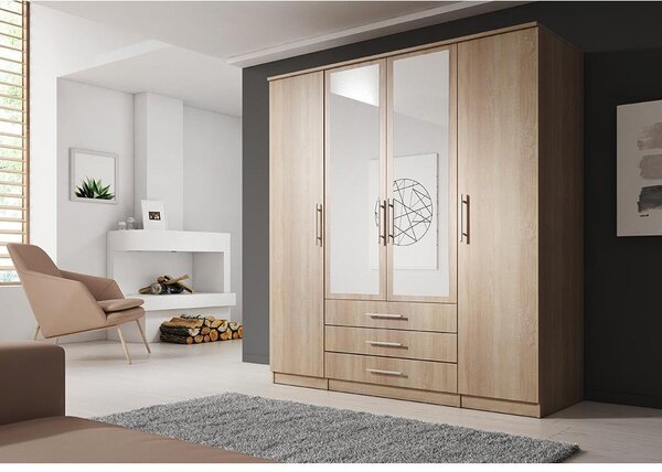Dulap de haine Svalga 4D (stejar sonoma). Promo -20%. 1014281