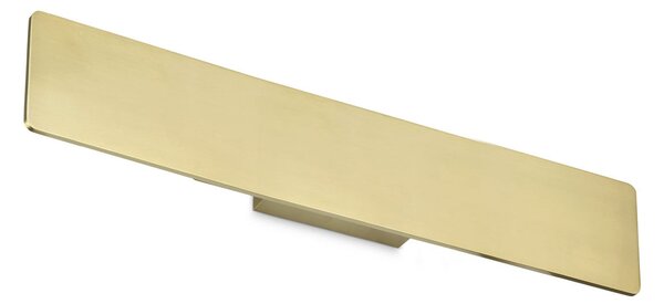 IDEAL LUX Ideal Lux Aplică de perete Zig Zap, lățime 53 cm, culoare alamă, Auriu / Alamă, Camera de zi / sufragerie, Aluminiu, Modern