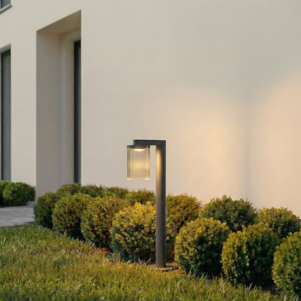 Lămpi de exterior Lucande, Beelia, Negru, Terasă, Aluminiu, Modern