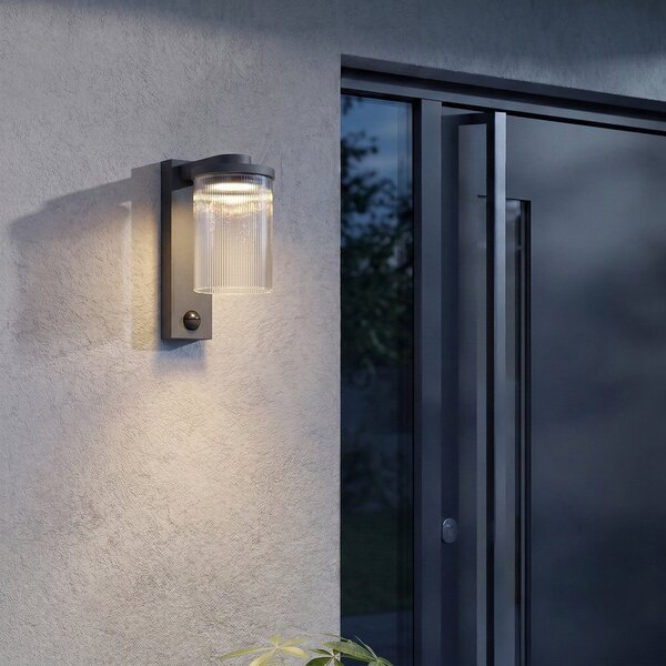 Lămpi de exterior Lucande, Beelia, Negru, Terasă, Aluminiu, Modern