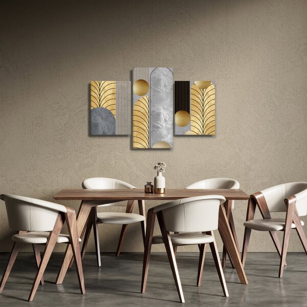 Tablou - Decorațiuni de aur (90x60 cm)
