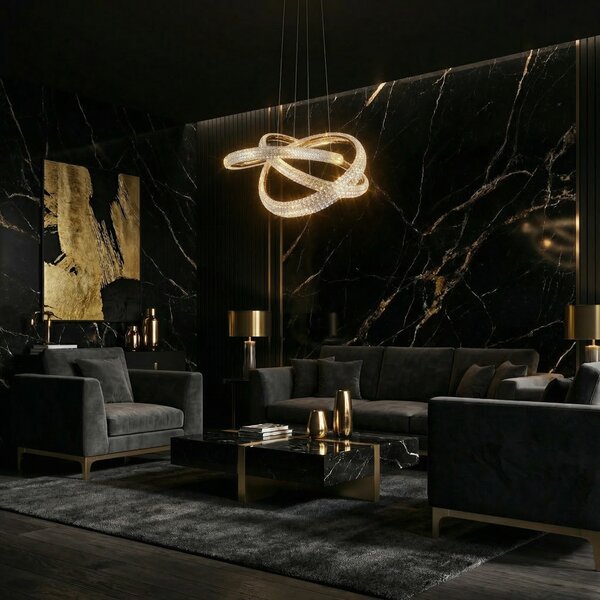 LAMPĂ DE TAVAN SUSPENDATĂ G153-CP GOLD