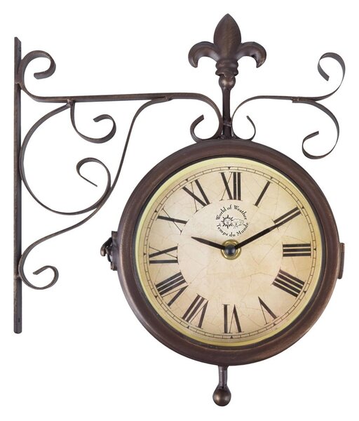 Set ceas și termometru pentru grădină Esschert Design Rustic