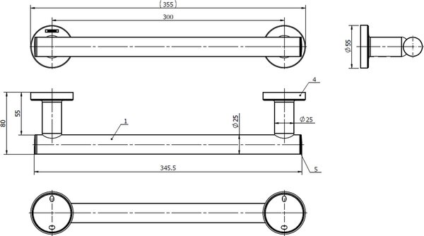 Hansgrohe Logis Universal mâner de perete 41713000