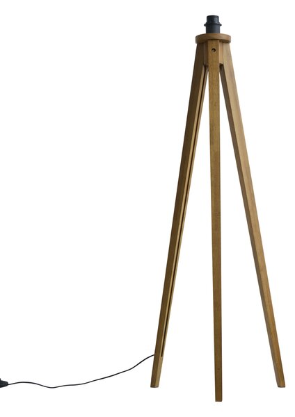 Lampă de podea rustică trepied lemn vintage - Tripod Classic