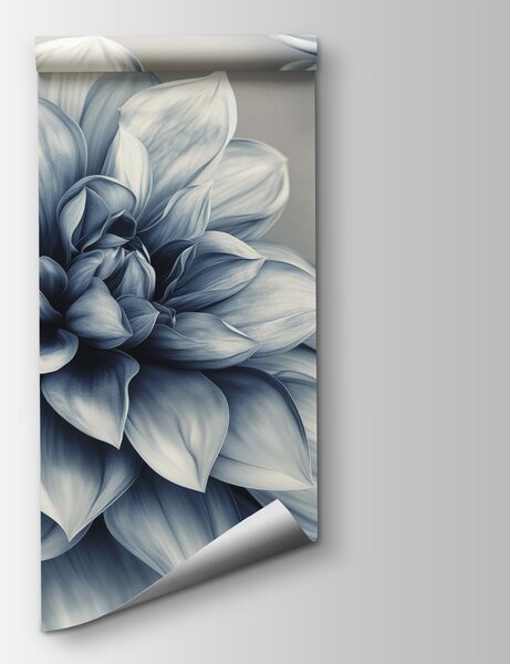 Fototapet Design floral elegant în tonuri monocrome, Fototapet natură, Fototapet populare, w01937 - Tapeko.ro