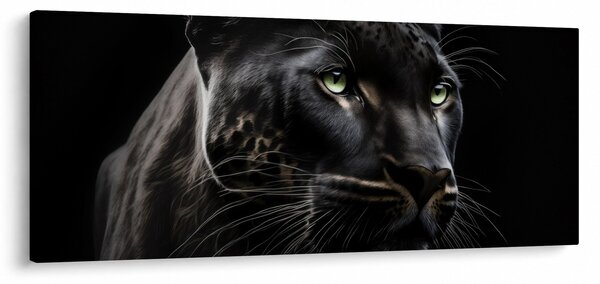 Tablou - Pantera Neagră (120x50 cm)