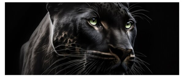 Tablou - Pantera Neagră (120x50 cm)