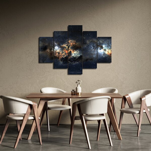 Tablou - Universul cu Nebula (150x105 cm)