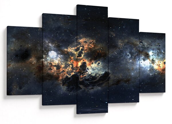 Tablou - Universul cu Nebula (150x105 cm)