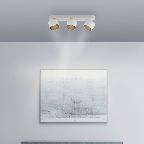 Plafoniere PURE, Cup, reglabil, Alb, Camera de zi, Metal, Modern