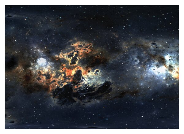 Tablou - Universul cu Nebula (70x50 cm)
