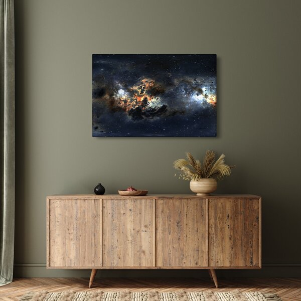 Tablou - Universul cu Nebula (90x60 cm)