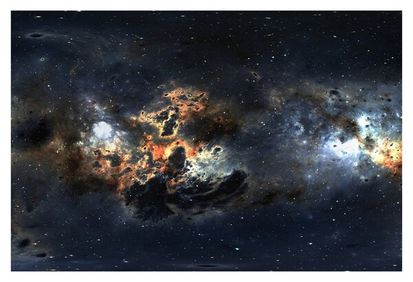 Tablou - Universul cu Nebula (90x60 cm)
