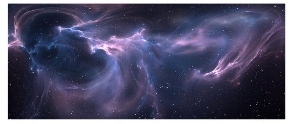 Tablou - Nebuloasa spațială (120x50 cm)