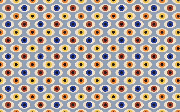 Fototapet Model de ochi colorați, Fototapet geometrice, Fototapet populare, u51618v3 - Tapeko.ro