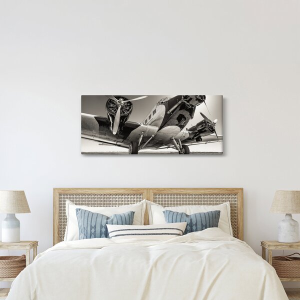 Tablou - Avioane istorice (120x50 cm)