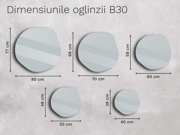 Oglindă bronzată Base B30